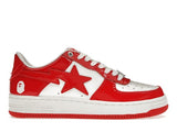 A Bathing Ape Bape Sta Patent Leather White Red (2023) - image 1