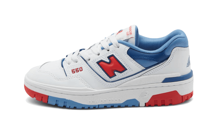 New Balance 550 White True Red - image 1