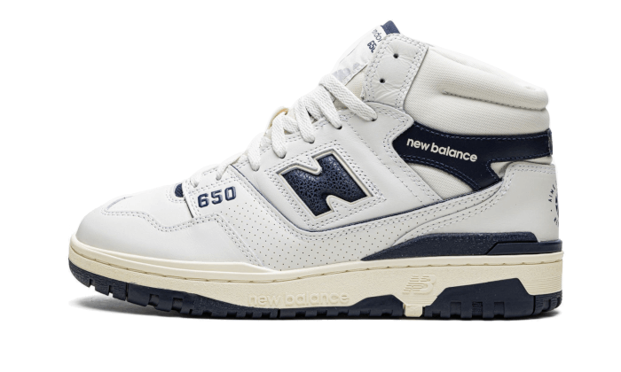 New Balance 650R Aime Leon Dore White Navy - image 1