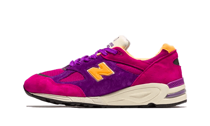 New Balance 990v2 Made in USA Teddy Santis Purple Yellow - image 1