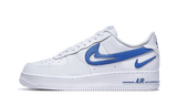 Nike Air Force 1 Low '07 FM Cut Out Swoosh White Game Royal - image 1