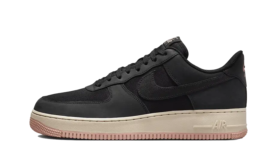 Nike Air Force 1 Low '07 LX Black Red Stardust - image 1