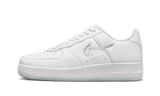 Nike Air Force 1 Low 07 Retro Color Of The Month Jewel Swoosh Triple White - image 1