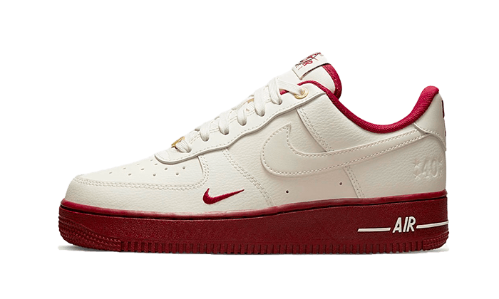 Nike Air Force 1 Low '07 SE 40th Anniversary Sail Team Red - image 1