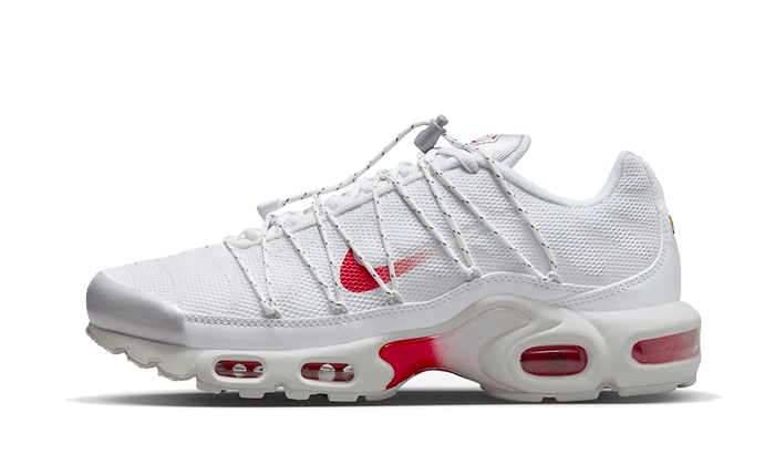 Nike Air Max Plus Utility White Silver Red - image 1