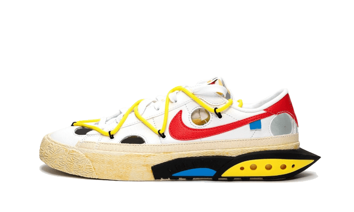 Nike Blazer Low Off-White White University Red - image 1