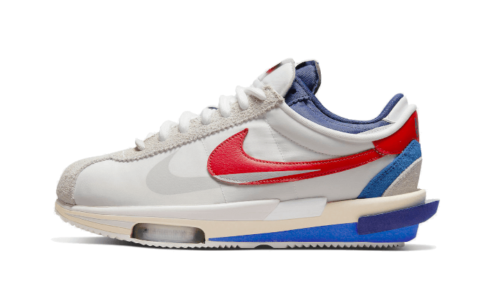 Nike Cortez 4.0 Sacai White University Red Blue - image 1