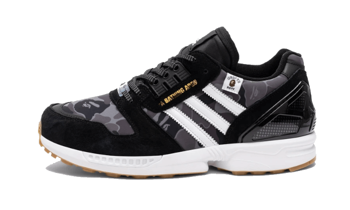 Adidas ZX 8000 Bape Undefeated Black - image 1